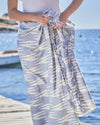 Trani Blue Beach Towel/Wrap