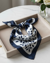 Mini Silk Peace & Love - Navy