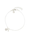 Coin Anklet - White