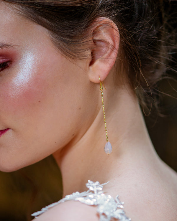 Crystal Drops Rose Opal