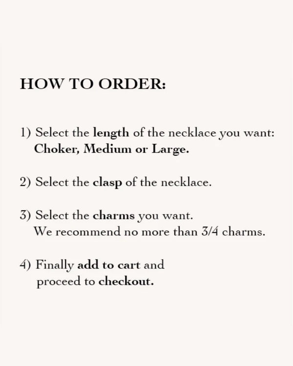 Golden Touch Charms<br>Customized Necklace