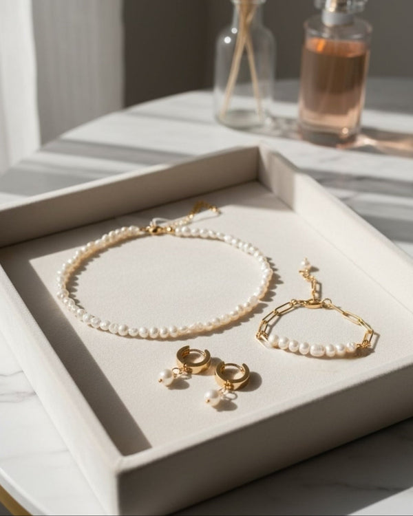 Set Jewelry Marea Calma - Nacar