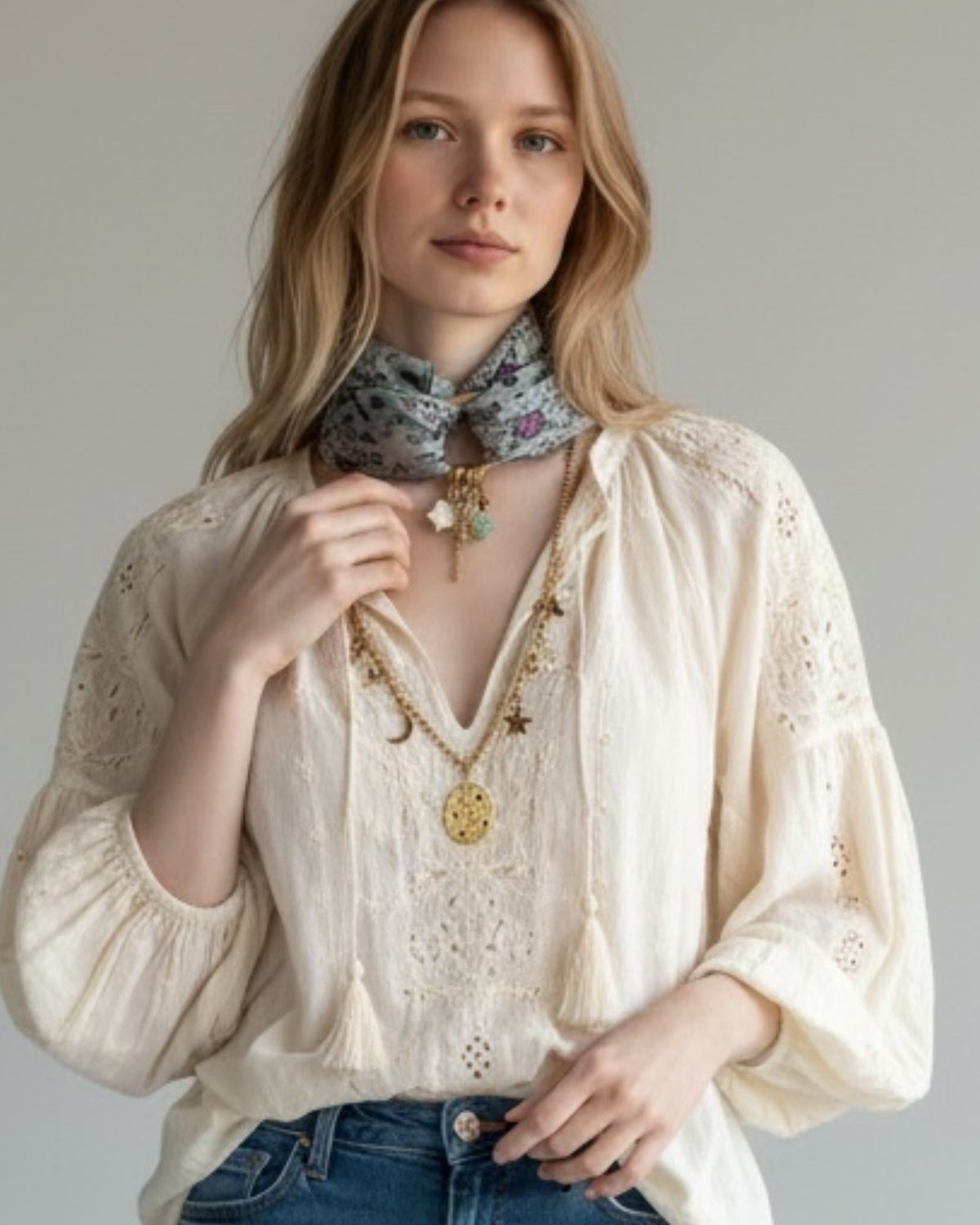 Hoop for Scarves - Gold