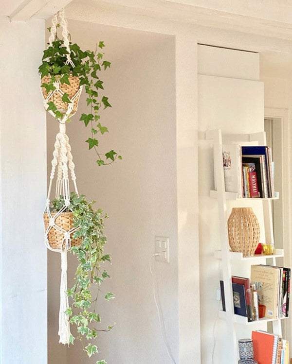 Double Macrame Plant Hanger