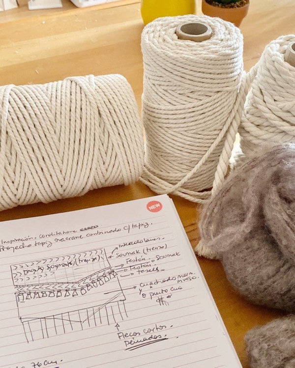 Boho Macrame Tapestry, Serie Weaving