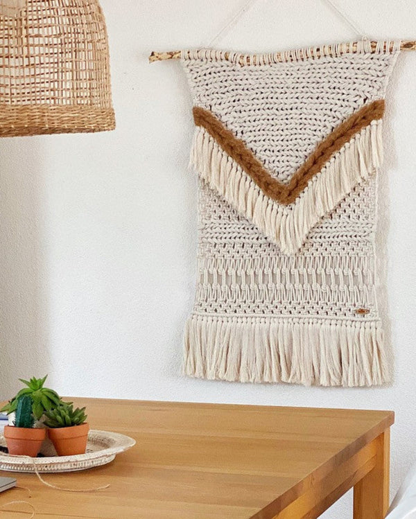 Boho Macrame Tapestry, Serie Weaving