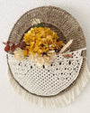 Macrame Wall Wicker Basket