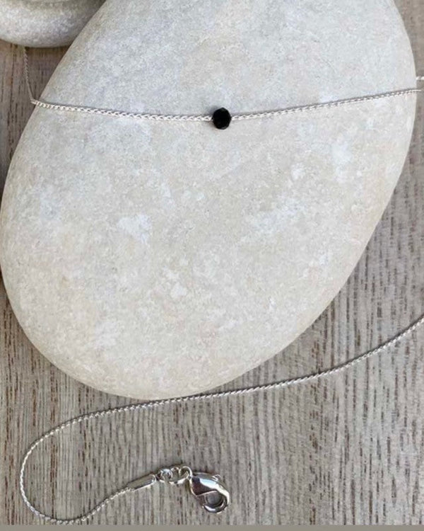 Minimal Point Necklace - Silver