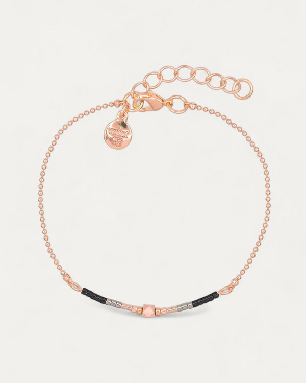 Delicate Chain Beads Black