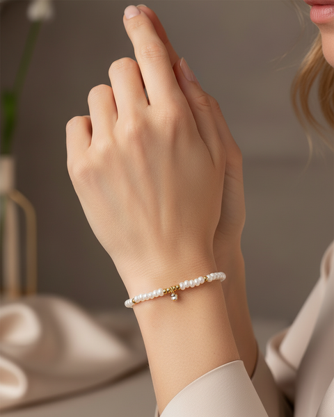 Little Beads Bracelet – Pearl Shine