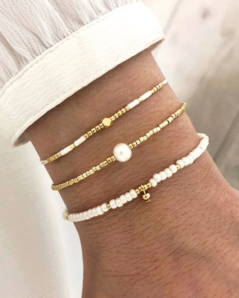 Little Beads Bracelet – Pearl Shine
