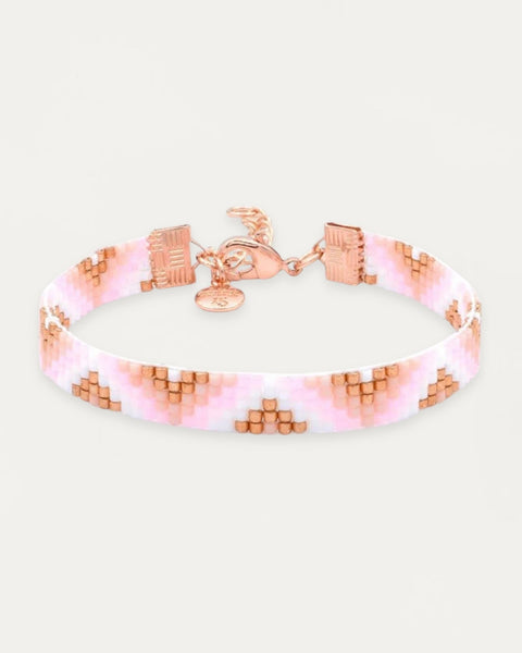 Beaded Zig Zag Candy Pink