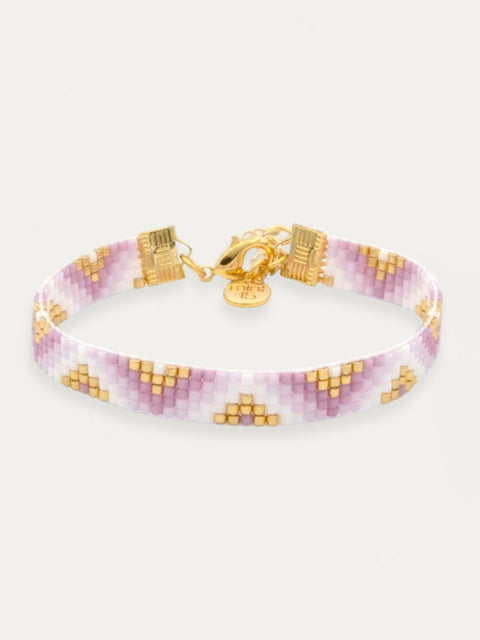 Beaded Zig Zag - Lilac