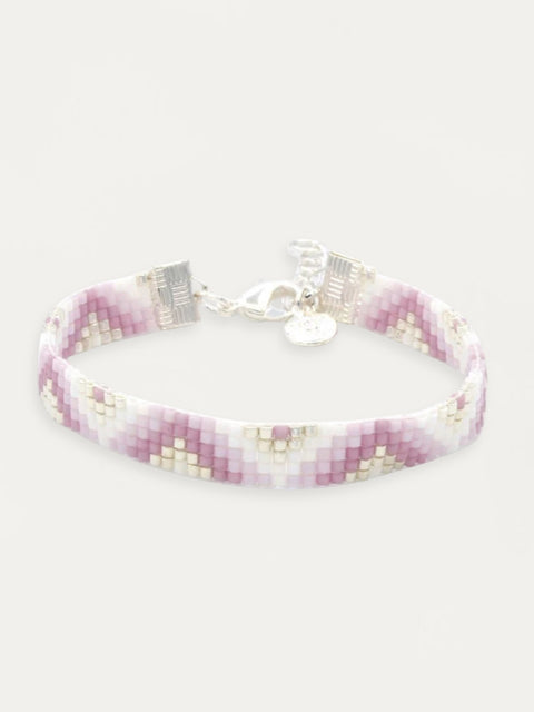 Beaded Zig Zag - Lilac