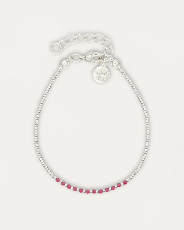 Little Jade Beads Ruby Pink