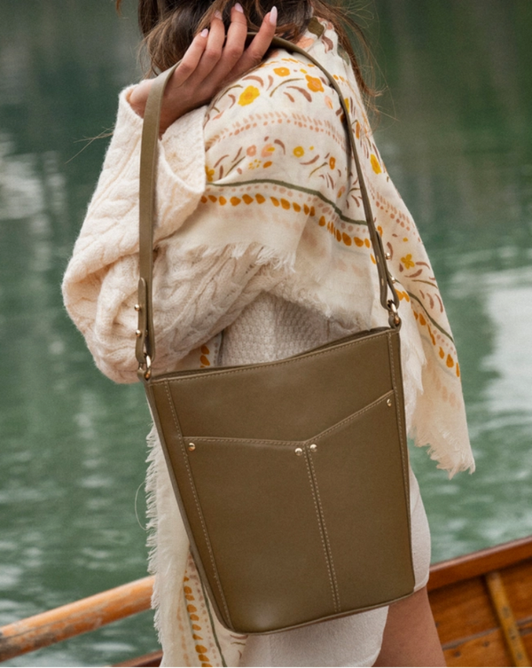 Wool & Silk Scarve Bronze