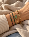 Einfarbige Perle – Gold
