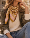 Indian Cotton Scarve - Olive