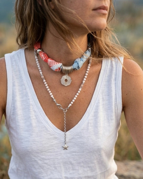 Beads & Half Moon