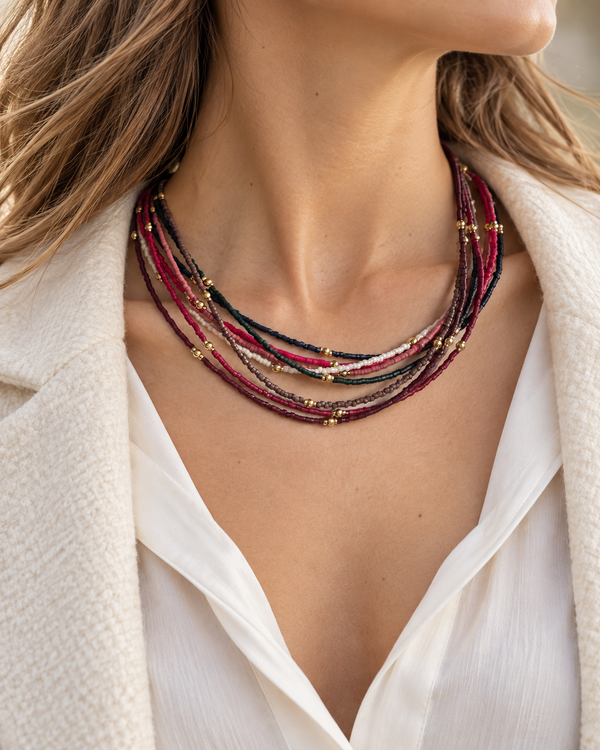 Color Notes Gold Necklace