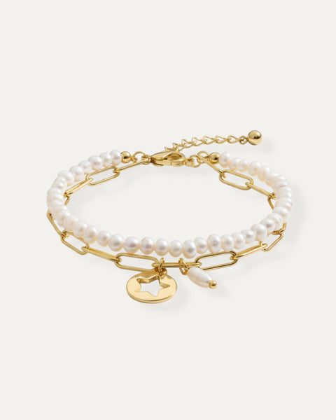 Glow Gold - Beads & Chain