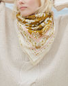 Bronze Cotton Twill Scarve