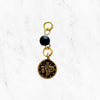 "Charm black bead DG"