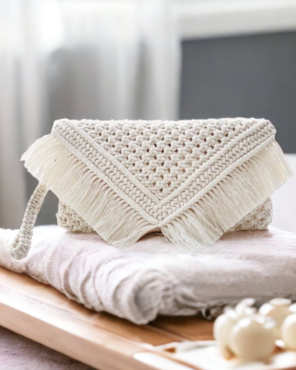 Classic Macrame Clutch