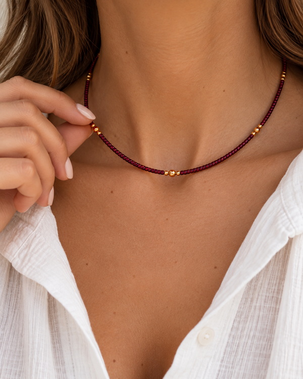 Color Notes Gold Necklace