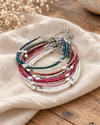 Color Notes Silver Bracelet