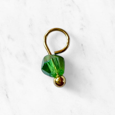 "Cristal Green Mini Gold JG"