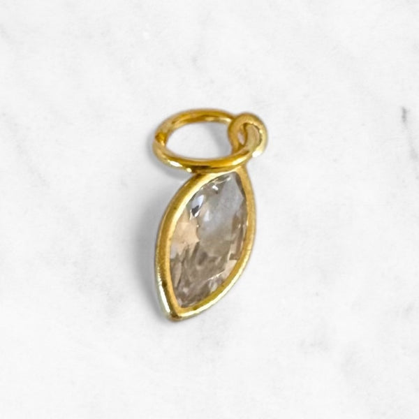 "Crystal drop Gold JG"