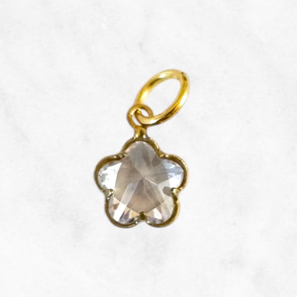 "Crystal Flower Gold JG"