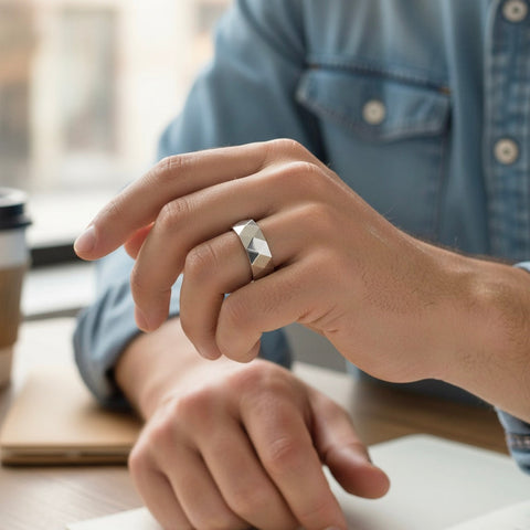 Faceted Ring Men