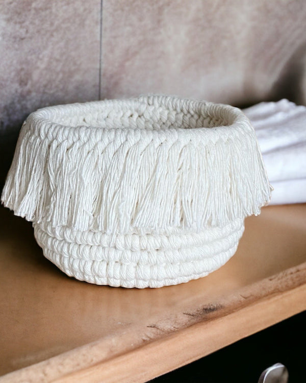 Macrame Cotton Baskets