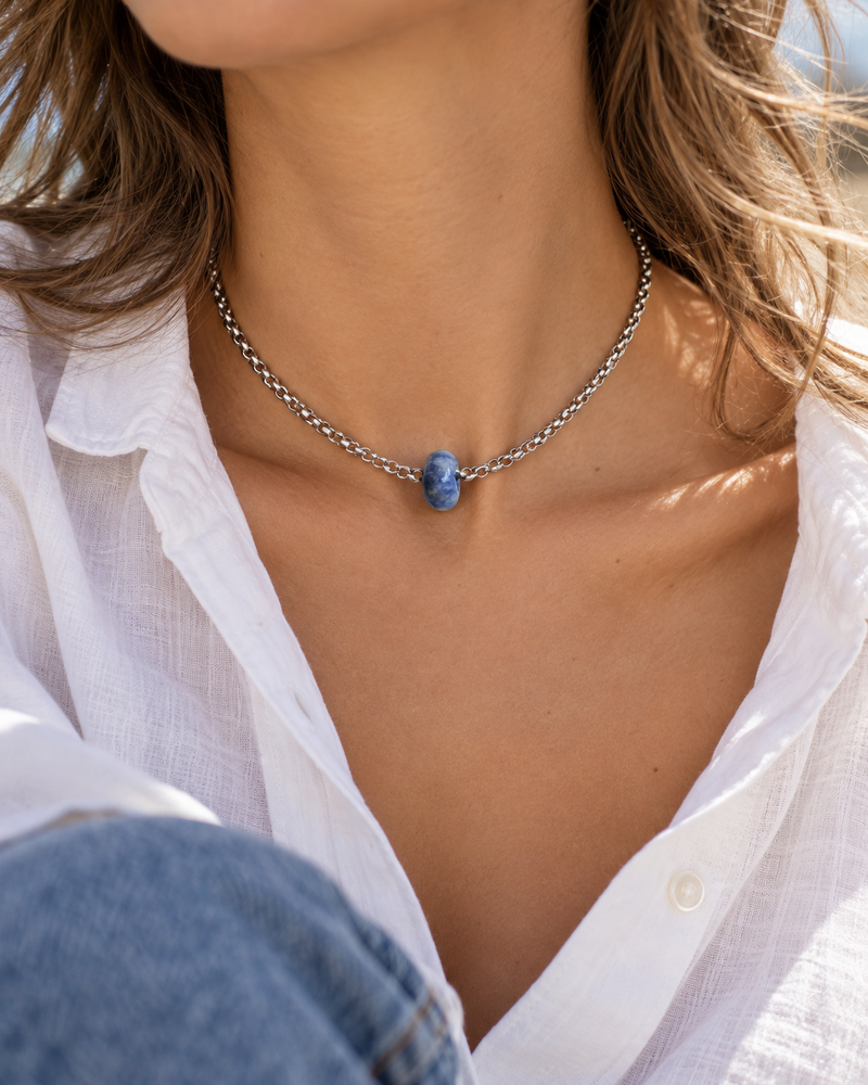 Gaia Silver Necklace