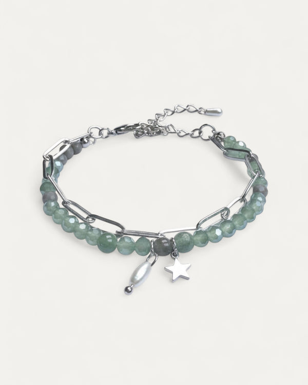 Glow Silver - Beads & Chain