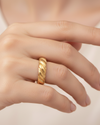 Ring 'Croissant Shaped'