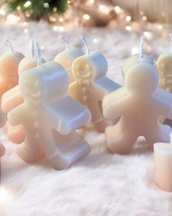 Gingerbread Man Candle
