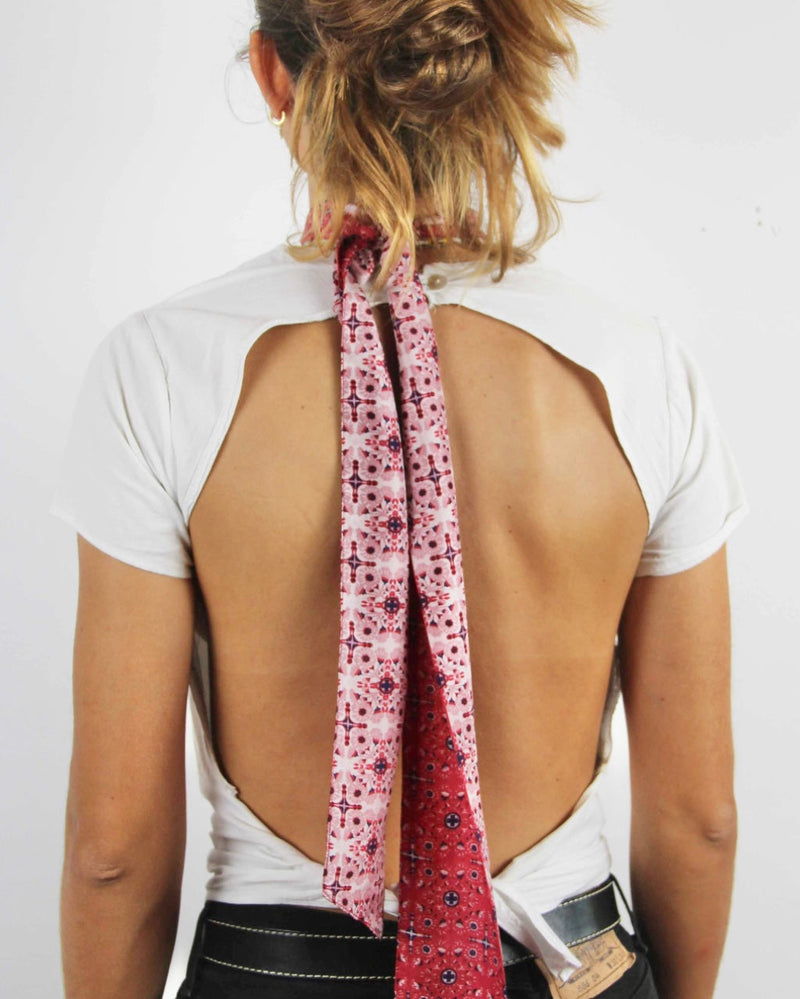 Diadema Silk Casablanca Rosa