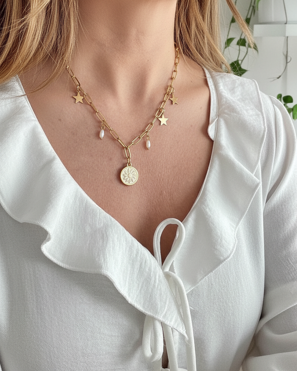 Golden Spirit Charms<br>Customized Necklace