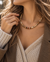 Einfarbige Perle – Gold