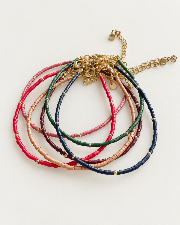 Einfarbige Perle – Gold