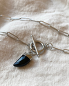 Moonlit Horn Necklace