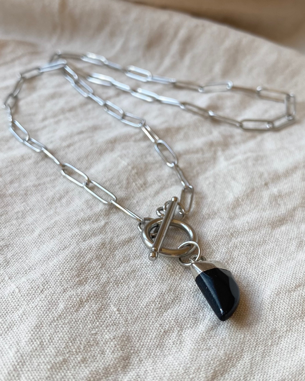 Moonlit Horn Necklace