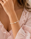 Einfarbige Perle – Gold
