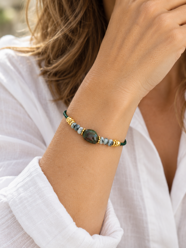 Einfarbige Perle – Gold