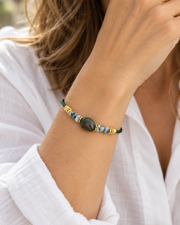 Einfarbige Perle – Gold