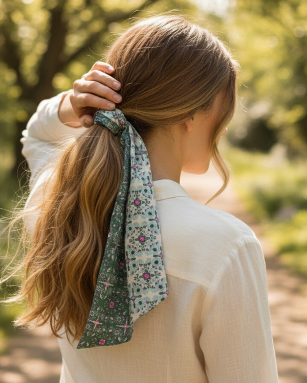 Diadema Silk Casablanca Mint/Green