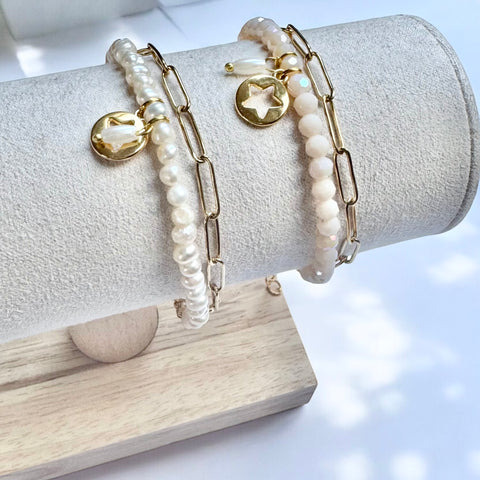 Glow Gold - Beads & Chain